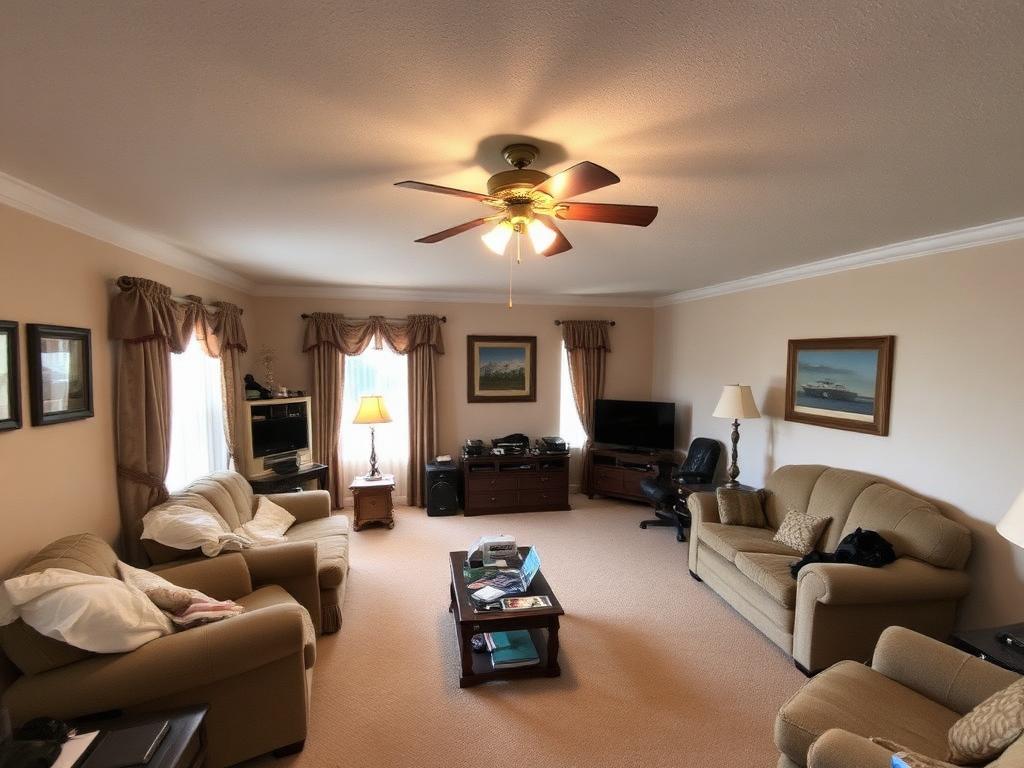 Penthouse Living Room — before
